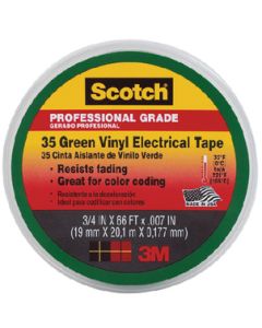 3M Marine #35 Vinyl Elect Tape 3/4 Green MMM 10851