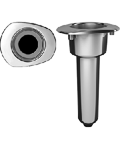 Mate Series Elite Screwless Stainless Steel 0° Rod & Cup Holder - Drain - Oval Top C2000DS
