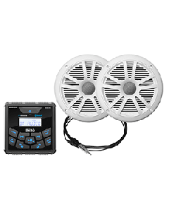 BOSS AUDIO MCKGB450W.6 MARINE GAUGE DIGITAL MEDIA BT AM/FM MCKGB450W.6