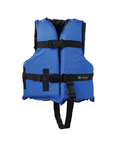 Onyx Nylon General Purpose Life Jacket - Child 30-50lbs - Blue 103000-500-001-12