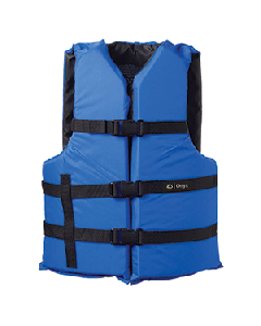 Onyx Nylon General Purpose Life Jacket - Adult Oversize - Blue 103000-500-005-12