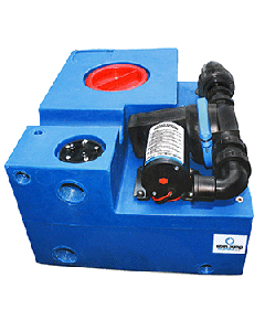 ALBIN PUMP 19 GALLON WASTE WATER TANK CPL DIAPHRAGM 12V 03-02-008