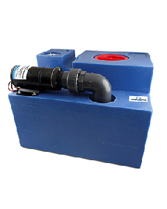 ALBIN PUMP 19 GALLON WASTE WATER TANK CPL MACERATOR 12V 03-02-010