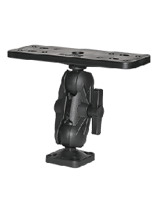 Scotty 163 1.5" Ball Mount w/Fishfinder & Universal Mounting Plate 0163