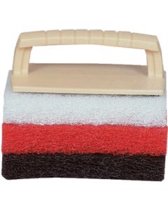 Starbrite Scrub Kit W-Handle & 3 Pads STA 40023
