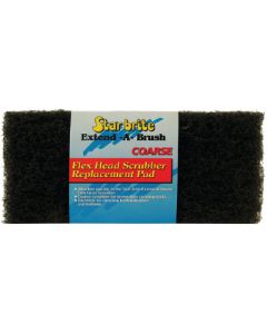 Starbrite Scrub Pad Flex Head Coarse Blk STA 40127