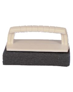 Starbrite Scrub Pad W/Handle Coarse Blk STA 40131