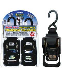 Starbrite H.D.Retractable Tie-Down Pr/Pk STA 60428