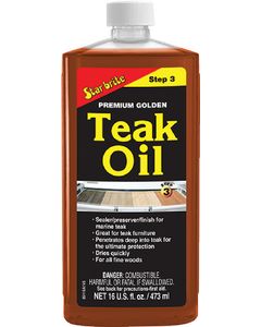Starbrite Premium Golden Teak Oil Gallo STA 85100
