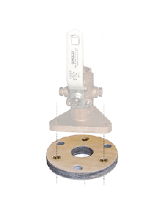 GROCO BB-3 BACKING BLOCK FITS 2" & 2 1/2" SEACOCKS