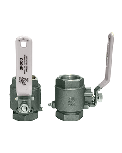 GROCO 1 1/4" NPT STAINLESS STEEL IN-LINE BALL VALVE