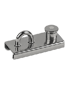 Schaefer T-Track Stainless Steel Slider 1" x 1/8" Lined 17-59