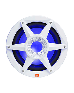 JBL 10" MARINE RGB PASSIVE  SUBWOOFER WHITE STADIUM SERIES STADIUMMW1000AM