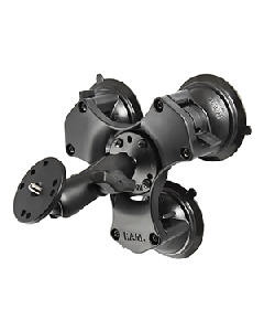 RAM Mount Twist-Lock Triple Suction Mount w/1/4"-20 Stud RAP-B-365-224-202AU