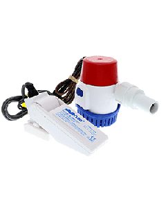 Rule 500 GPH Standard Bilge Pump Kit w/Float Switch - 12V 25DA-35A
