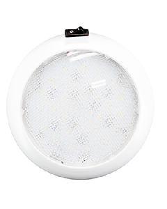 Innovative Lighting Innovative Lighting 5.5" Round Some Light - White/Red Led W/Switch - White Housing 064-5140-7 75199