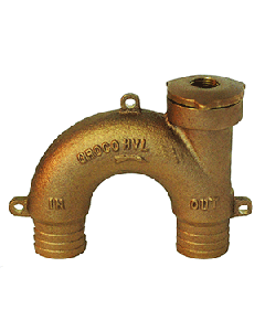 GROCO BRONZE VENTED LOOP FOR 1" HOSE