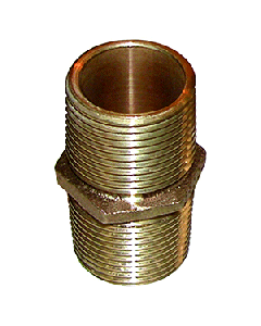 GROCO BRONZE PIPE NIPPLE 1 1/2" NPT