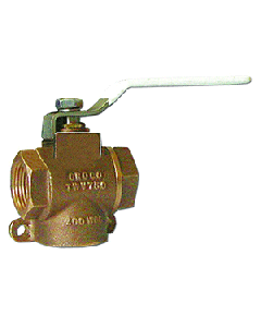 GROCO 3-WAY VALVE 1 1/2" NPT PORTS