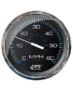Faria Beede Instruments FARIA CHESAPEAKE BLACK 5"  SPEEDOMATER 60 MPH GPS 33761