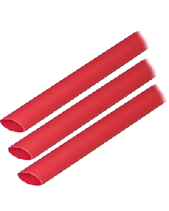 ANCOR HEAT SHRINK TUBING 3/16"X3" RED 3PCS 302603