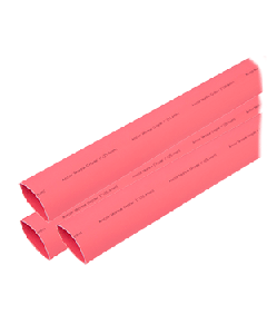 ANCOR HEAT SHRINK TUBING 1"X3" RED 3PCS 307603