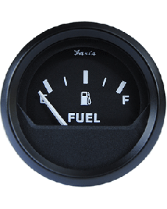Faria 2" Fuel Level Gauge Metric - Euro Black 12802