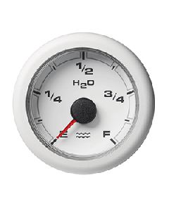 VDO 2-1/16" (52mm) OceanLink Fresh Water Empty – Full White Dial & Bezel A2C1065920001