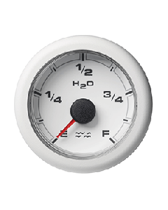 VDO 2-1/16" (52mm) OceanLink Waste Water Empty – Full White Dial & Bezel A2C1065900001