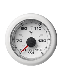 VDO 2-1/16" (52mm) OceanLink Engine Oil Temperature 150 &deg;C / 300 &deg;F - White Dial & Bezel A2C1065860001
