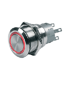 BEP Push-Button Switch 12V Momentary On/ 80-511-0002-00