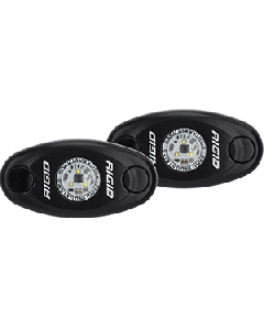 RIGID Industries A-Series Black Low Power LED Light Pair - Red 482043