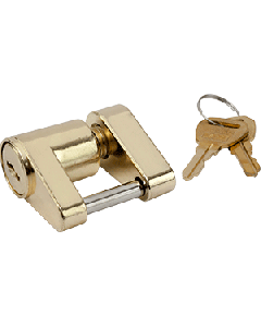 SEA DOG BRASS PLATED ZINC COUPLER LOCK - 2 PIECE 751030-1