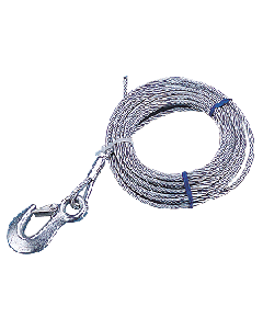 SEA DOG GALVANIZED WINCH CABLE 3/16" X 20'