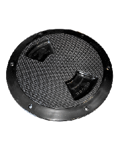 SEA DOG ABS DECK PLATE BLACK TEXTURED 5" QUARTER TURN TO