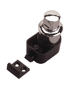 Sea-Dog Push Button Rim Latch - Polished Chrome 226312-1