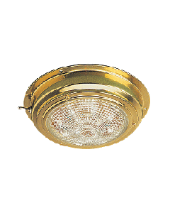 SEA DOG BRASS LED DOME LIGHT 5" LENS