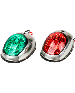 Sea-Dog Stainless Steel LED Navigation Lights - Port and Starboard 400070-1