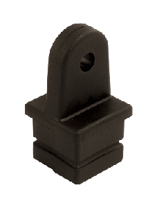 SEA DOG NYLON SQUARE TUBE TOP INSERT BLACK 1"