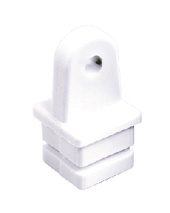 SEA DOG NYLON SQUARE TUBE TOP WHITE 1"