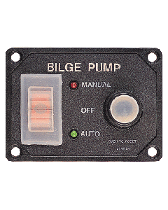 SEA DOG SPLASH GUARD BILGE PUMP PANEL W/CIRCUT BREAKER 423046-1