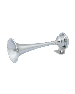 MARINCO 12V CHROME PLATED SINGLE TRUMPET MINI AIR HORN 10107