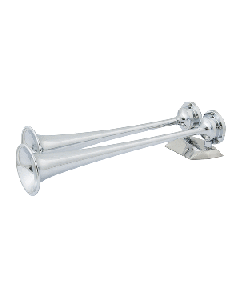Marinco 24V Chrome Plated Dual Trumpet A 10624
