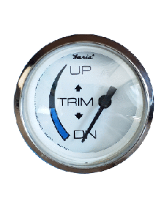 FARIA CHESAPEAKE WHITE SS 2" TRIM GAUGE F/ HONDA ENGINES