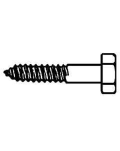 HANDIMAN 1/4 X 1 LAG SCREW  5CD/BX 896A