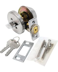 Valterra Dead Bolt DL W/Key & Knob 2 3/8 VLT 32CS3008