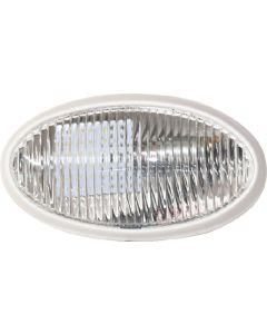 VALTERRA OVAL PORCHLIGHT WHITE W/O SW DG DG71258VP