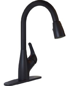 VALTERRA PREM 1-HANDLE PULLDWN MAT BLK P PF231761