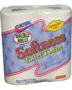 Valterra RV Softness Double Rolls 2Ply 4Pk VLT Q23638
