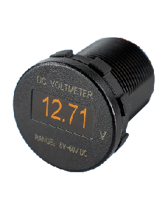 Sea-Dog OLED Voltmeter - Round 421600-1